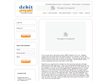 Tablet Screenshot of debit.usprepaid.com